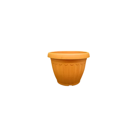 RYKER POT KD2000 BROWN PVC DECORATIVE ROUND